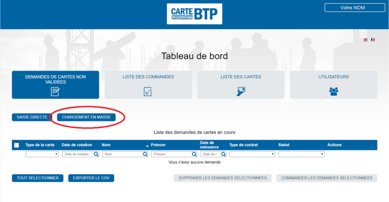 Carte Btp Comment Commander En Ligne Vos Cartes Intérim Info 